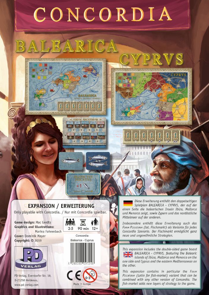 Concordia: Balearica / Cyprus board game cover