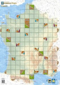 Carcassonne: Maps – France board game cover