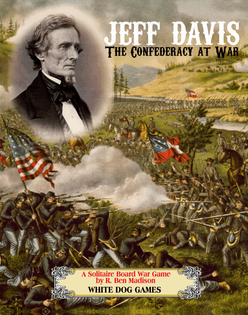 Jeff Davis: The Confederacy at War board game cover