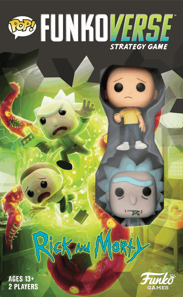 Funkoverse Strategy Game: Rick & Morty 100 board game cover
