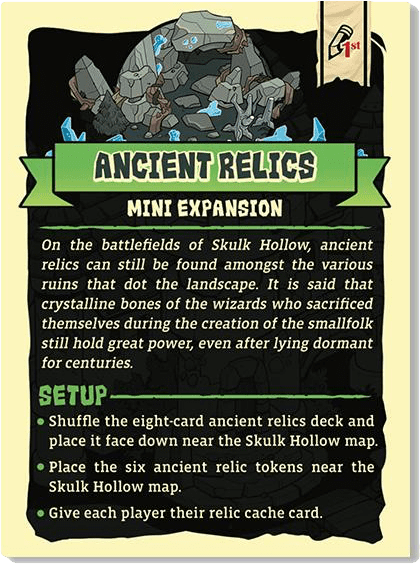Skulk Hollow: Ancient Relics Mini-Expansion board game cover