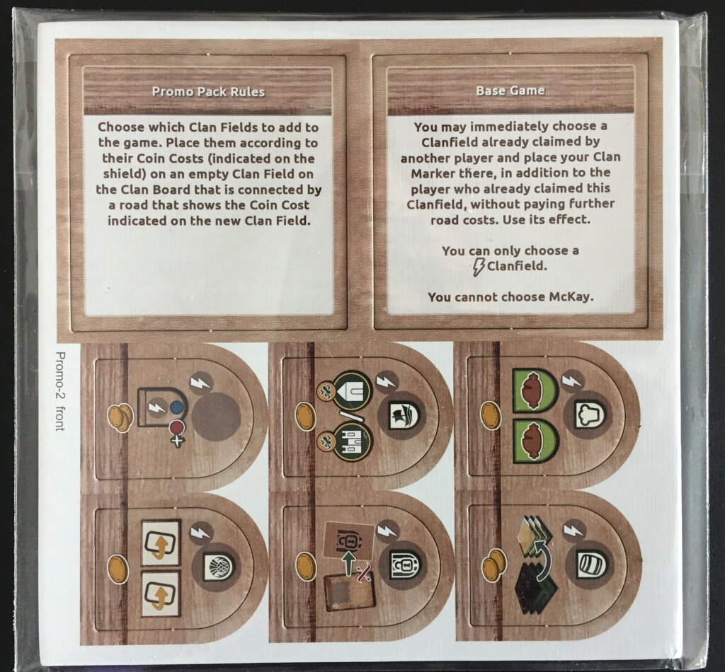 Glen More II: Chronicles – Promo 2: Lowland Clans board game cover