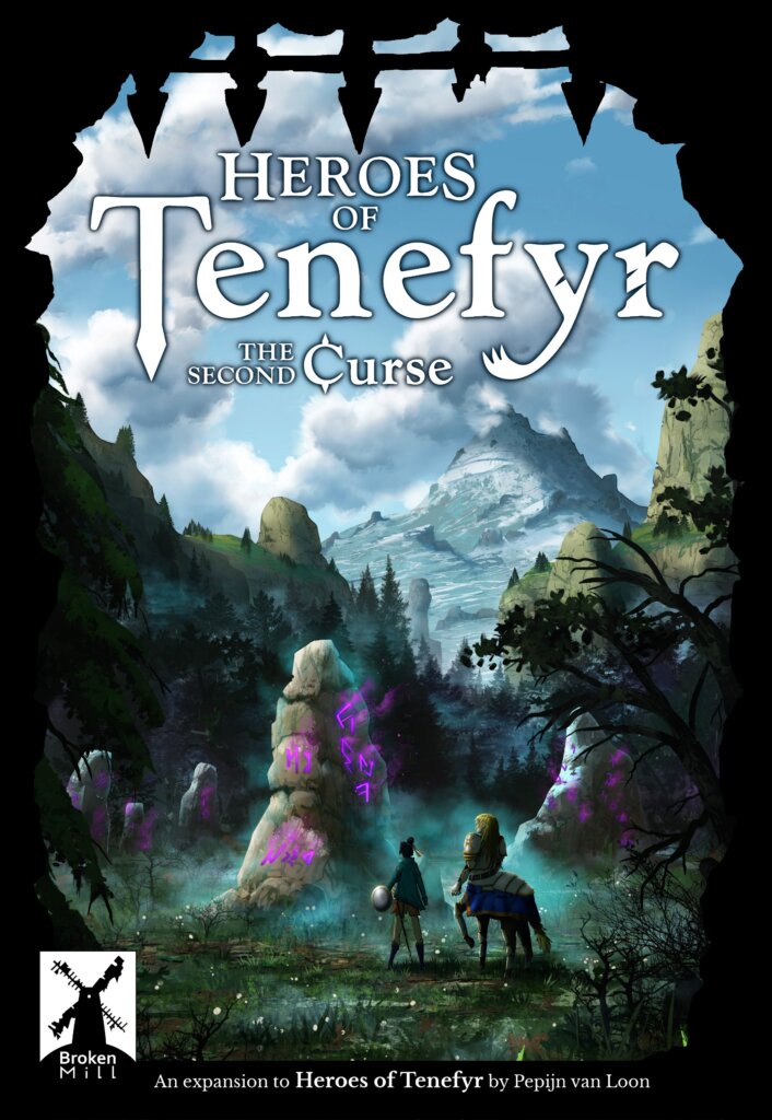 Heroes of Tenefyr: The Second Curse board game cover