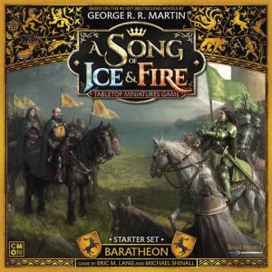 A Song of Ice & Fire: Tabletop Miniatures Game – Baratheon Starter Set board game cover