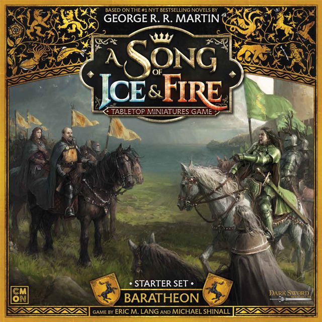 A Song of Ice & Fire: Tabletop Miniatures Game – Baratheon Starter Set board game cover