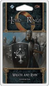 The Lord of the Rings: The Card Game – Wrath and Ruin board game cover