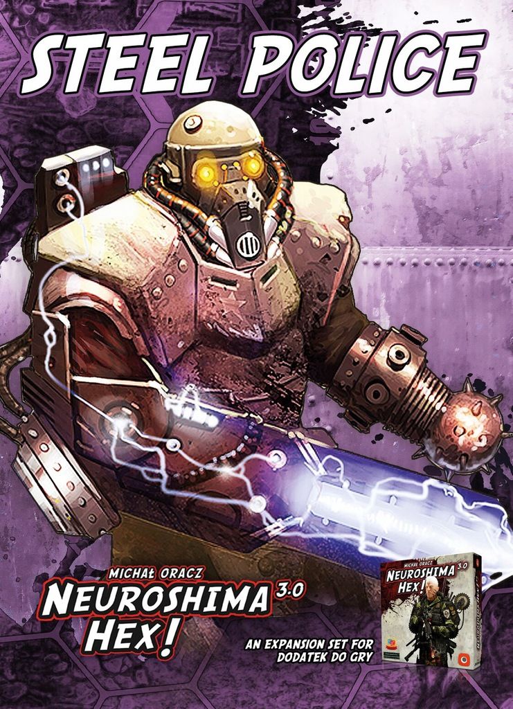 Neuroshima Hex! 3.0: Steel Police board game cover