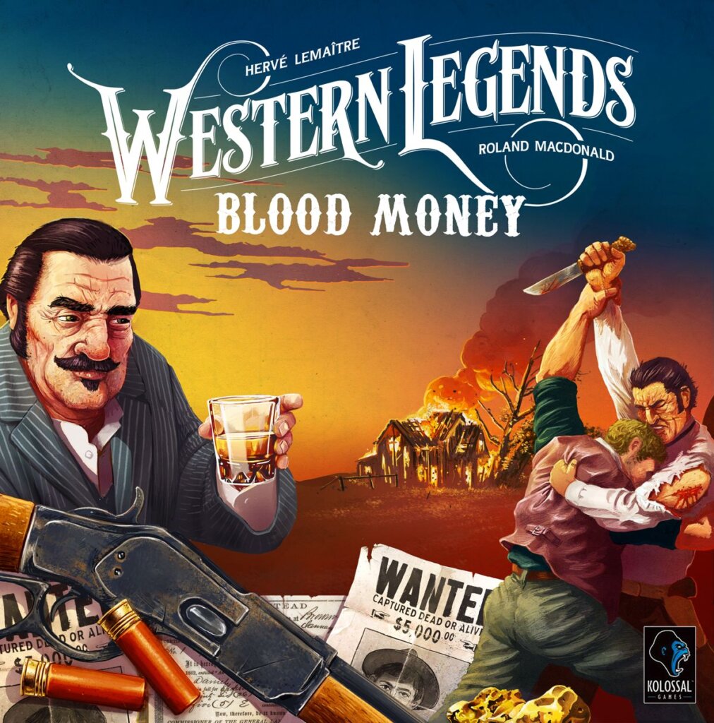 Western Legends: Blood Money board game cover