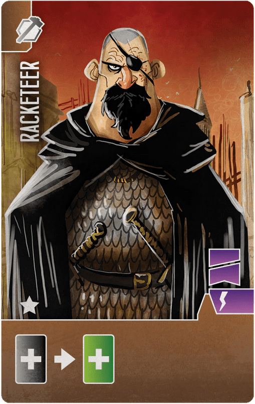 Architects of the West Kingdom: Racketeer board game cover