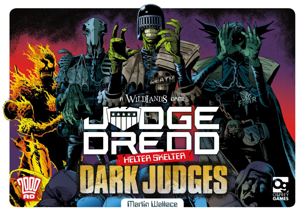 Judge Dredd: Helter Skelter – Dark Judges board game cover