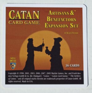 Catan Card Game: Artisans & Benefactors board game cover