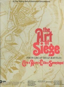 The Art of Siege board game cover