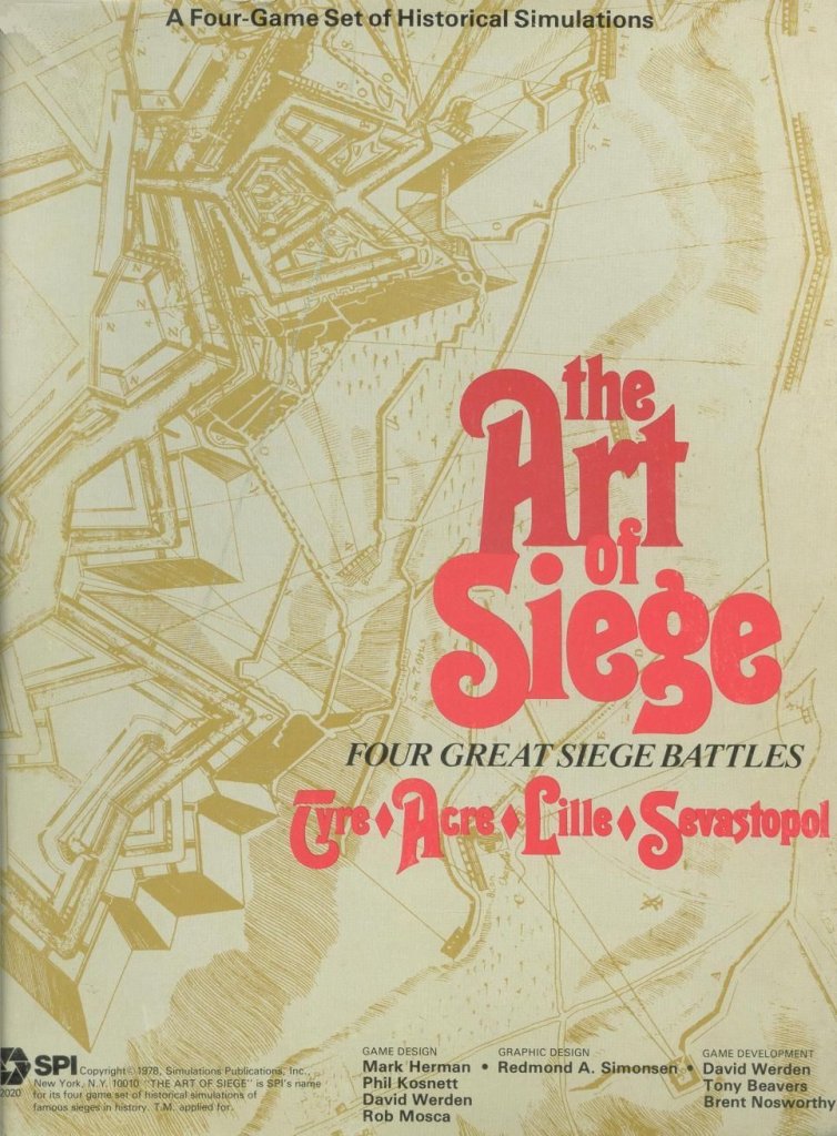 The Art of Siege board game cover