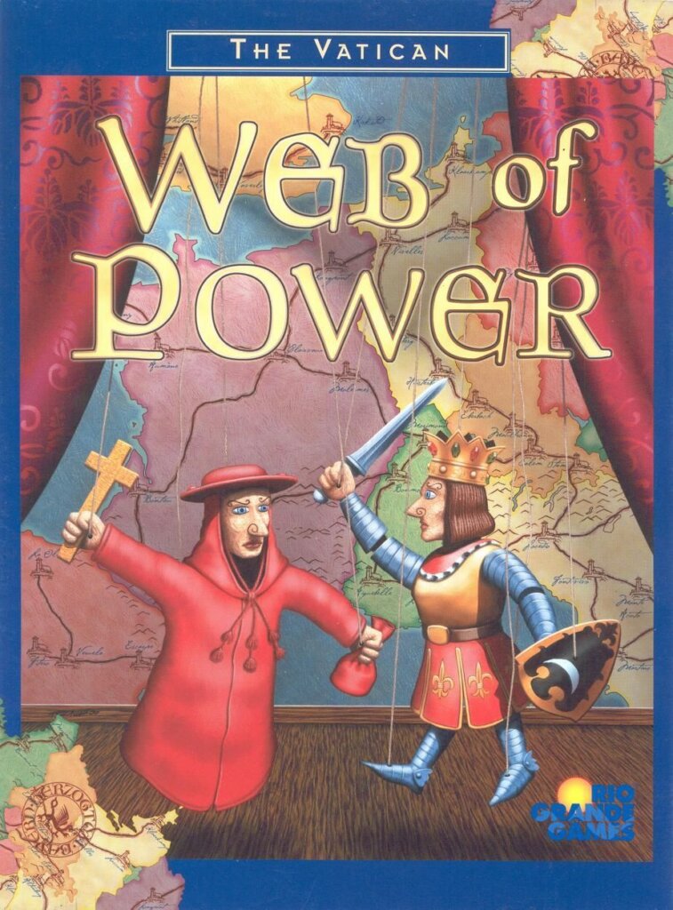 Web of Power: The Vatican board game cover