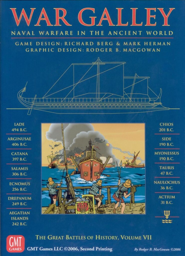 War Galley: Naval Warfare in the Ancient World board game cover
