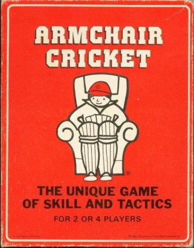 Armchair Cricket board game cover