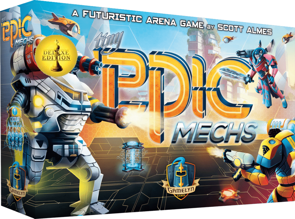 Tiny Epic Mechs: Deluxe Edition board game cover