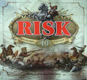 Risk: 40th Anniversary Collector’s Edition board game cover