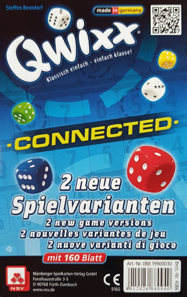 Qwixx: Connected board game cover