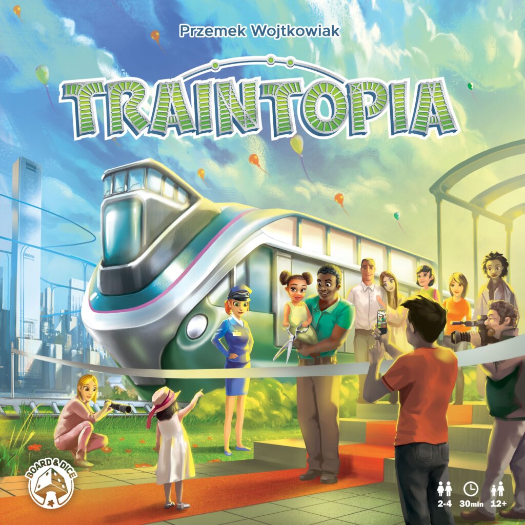 Traintopia board game cover