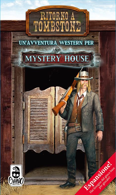 Mystery House: Adventures in a Box – Back to Tombstone board game cover