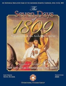 The Seven Days of 1809: Napoleon and the Archduke Charles board game cover