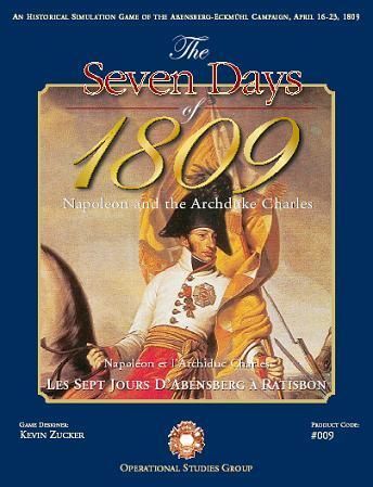 The Seven Days of 1809: Napoleon and the Archduke Charles board game cover