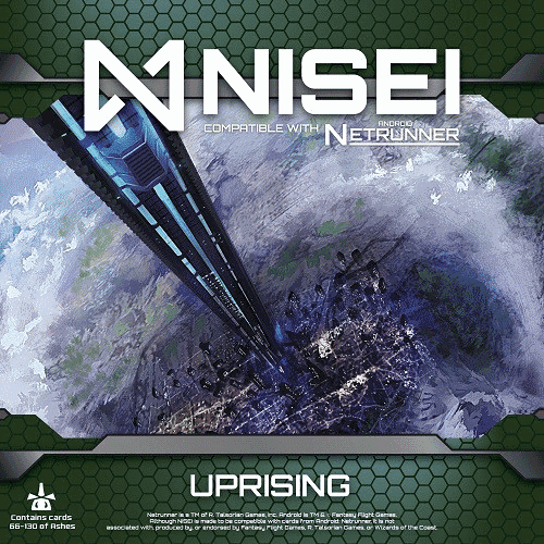 Uprising: Ashes – Part 2 (fan expansion for Android: Netrunner) board game cover