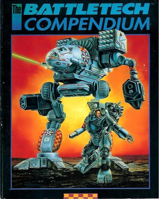 The BattleTech Compendium board game cover