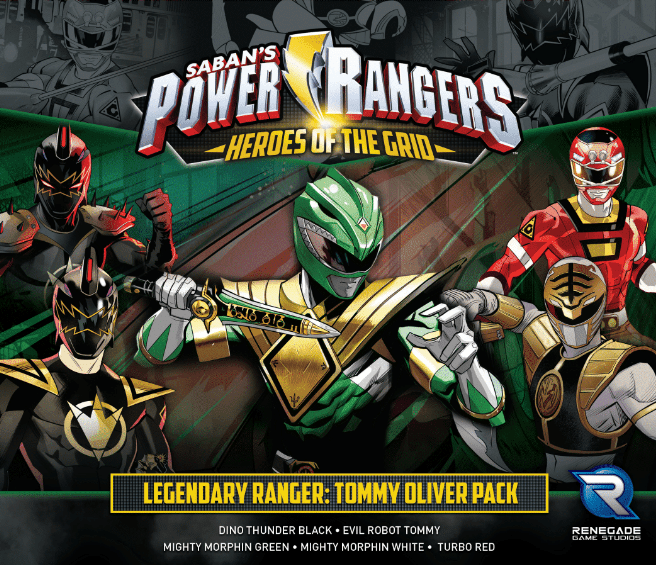 Power Rangers: Heroes of the Grid – Legendary Ranger: Tommy Oliver Pack board game cover