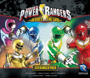 Power Rangers: Heroes of the Grid – Zeo Ranger Pack board game cover
