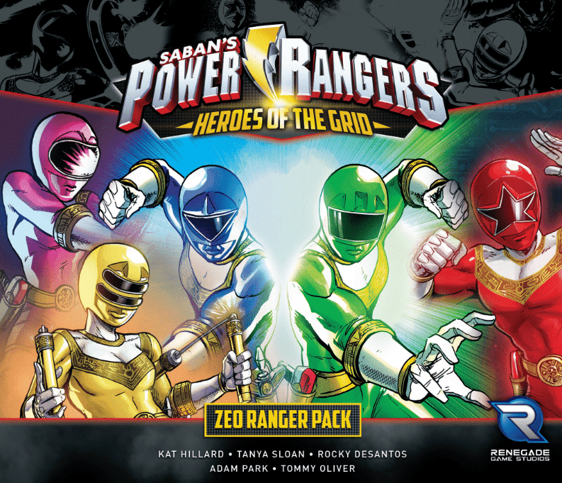 Power Rangers: Heroes of the Grid – Zeo Ranger Pack board game cover