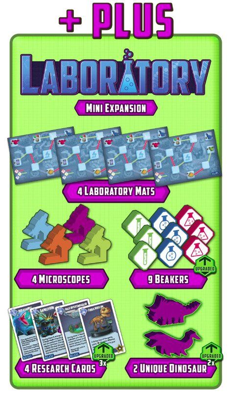 Tiny Epic Dinosaurs: Laboratory Mini Expansion board game cover