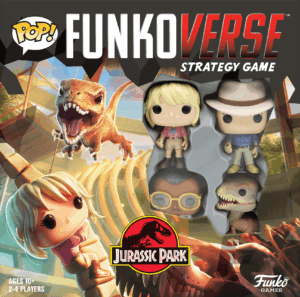 Funkoverse Strategy Game: Jurassic Park 100 board game cover