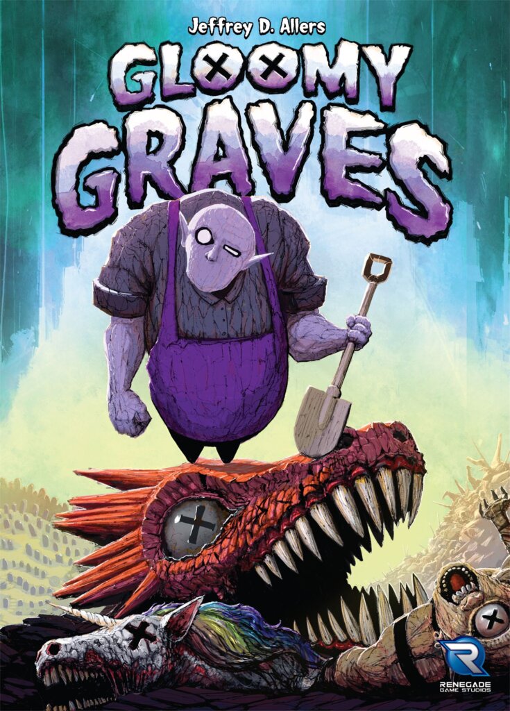 Gloomy Graves board game cover