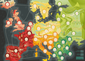 On Tour: European Expansion board game cover