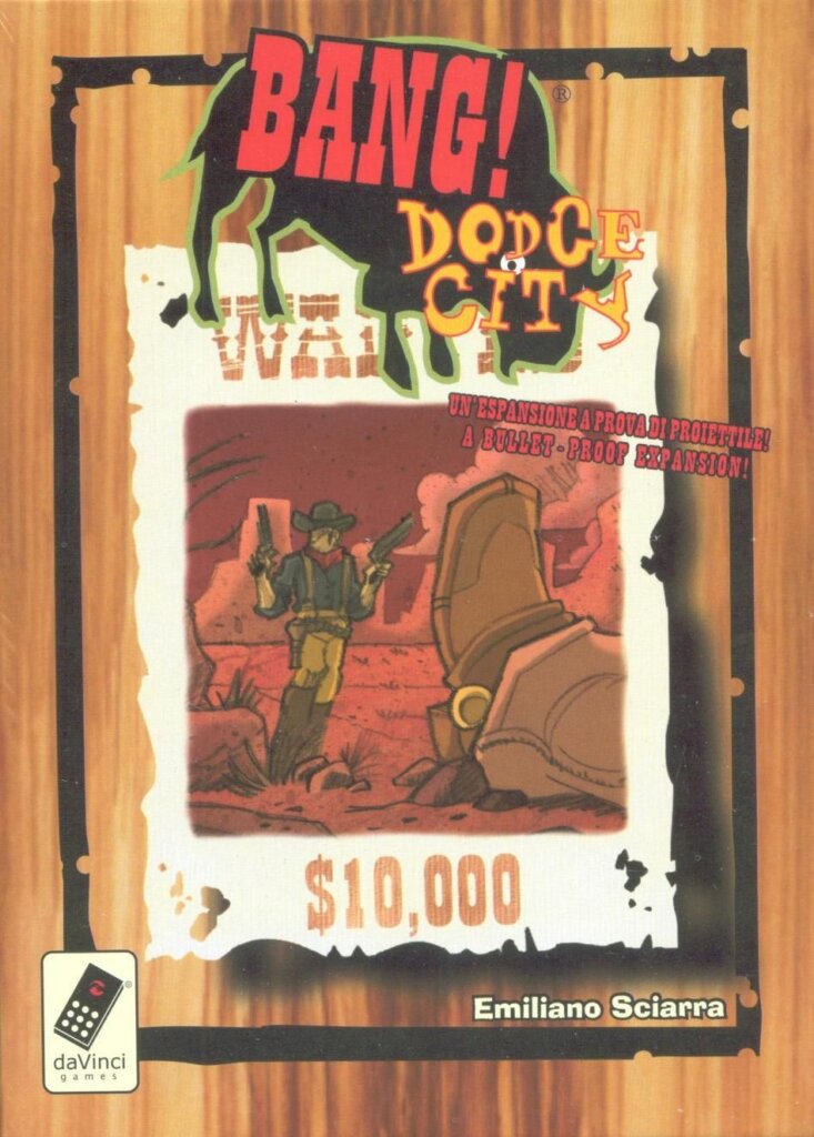 BANG! Dodge City with High Noon expansion board game cover
