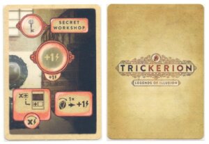 Trickerion: The Secret Workshop board game cover