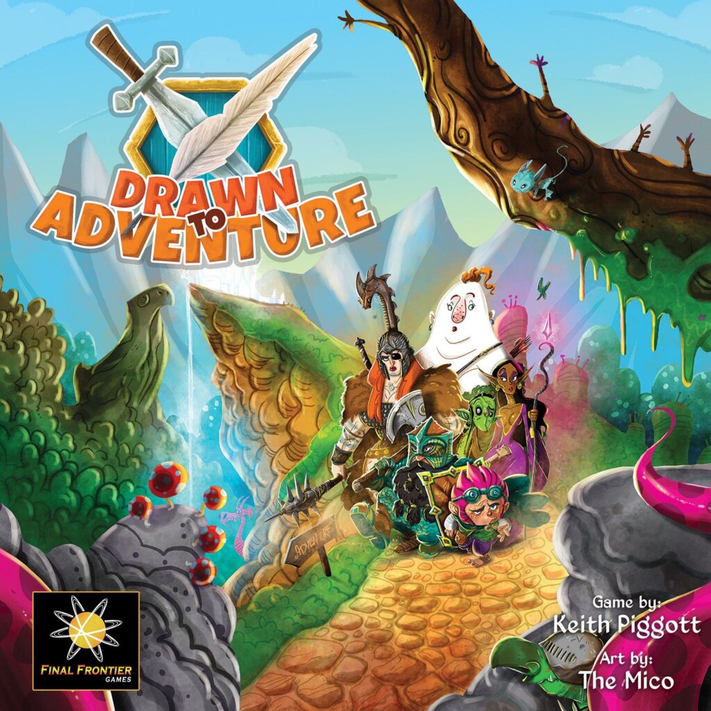 Drawn to Adventure board game cover