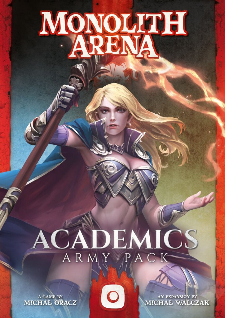 Monolith Arena: Academics board game cover