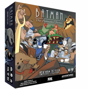 Batman: The Animated Series Adventures – Arkham Asylum Expansion board game cover
