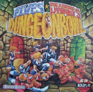 Elves, Dwarfs & Dungeonbowl board game cover