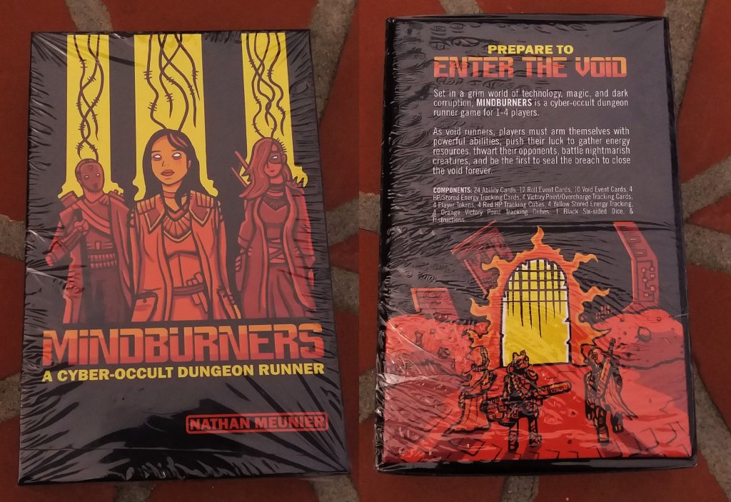 Mindburners board game cover