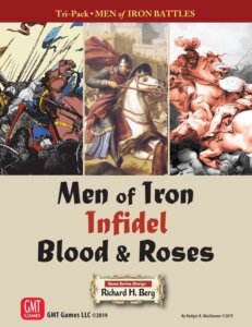 Men of Iron Battles Tri-Pack: Men of Iron, Infidel, Blood & Roses board game cover