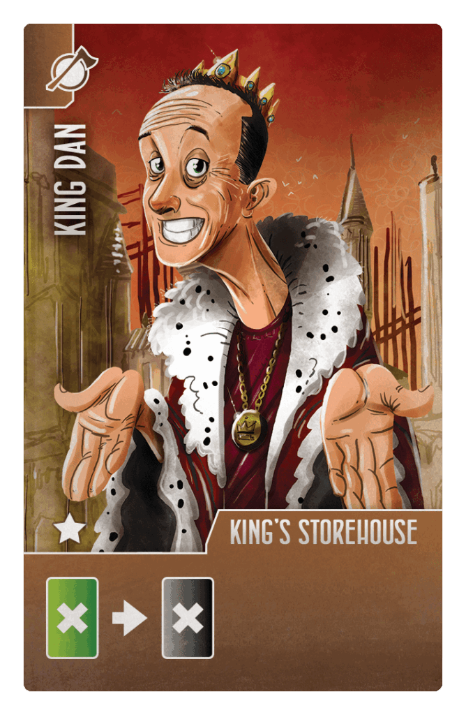Architects of the West Kingdom: King Dan board game cover