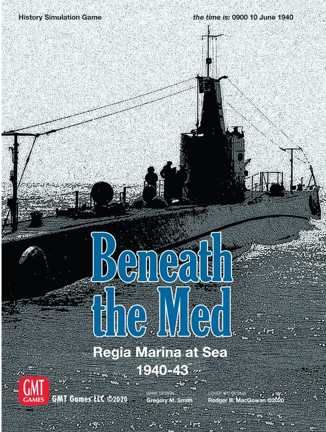 Beneath the Med: Regia Marina at Sea 1940-1943 board game cover