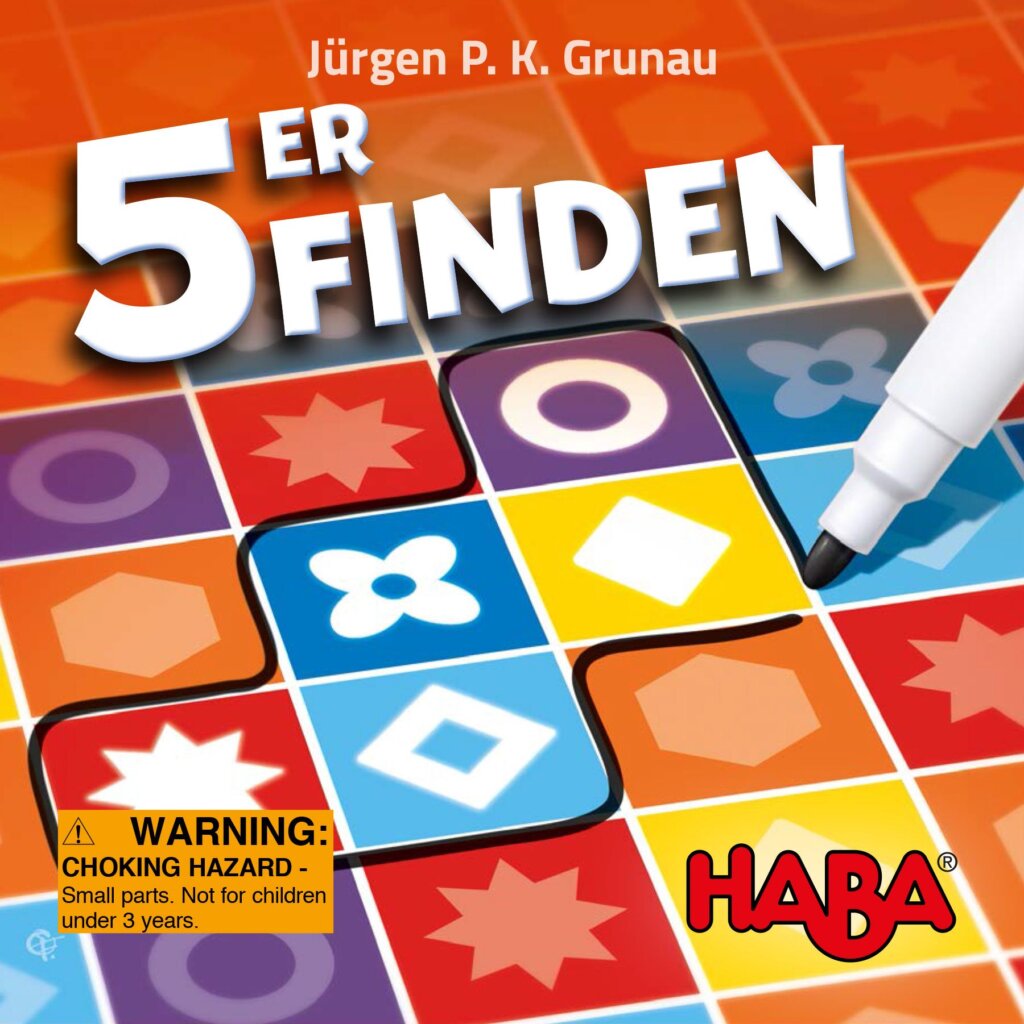 5er Finden board game cover