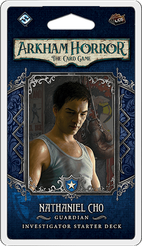 Arkham Horror: The Card Game – Nathaniel Cho: Investigator Starter Deck board game cover