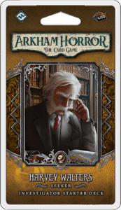 Arkham Horror: The Card Game – Harvey Walters: Investigator Starter Deck board game cover