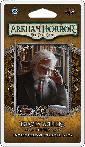 Arkham Horror: The Card Game – Harvey Walters: Investigator Starter Deck board game cover
